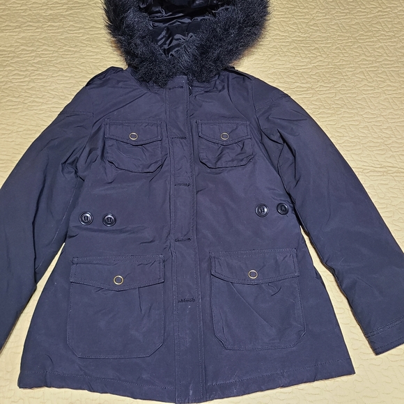 Banana Republic puffer hooded down jacket size S - Picture 4 of 11